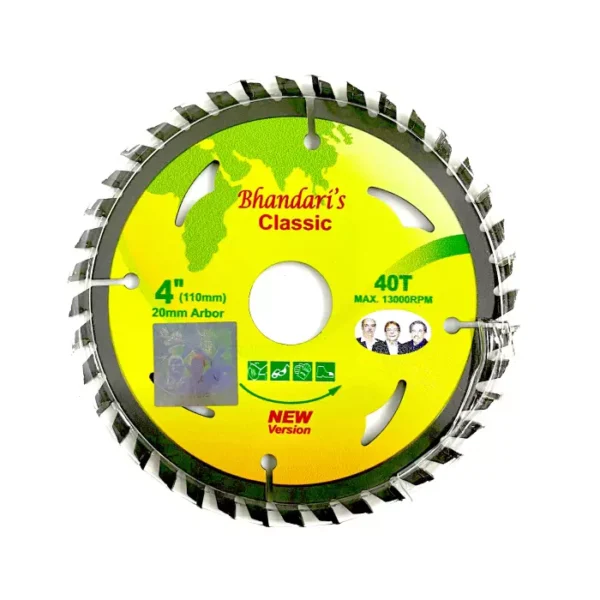 Jon Bhandari 10 inch 250 mm 40 Teeth TCT Wood Cutting Blades Classic With Pen T-036-A