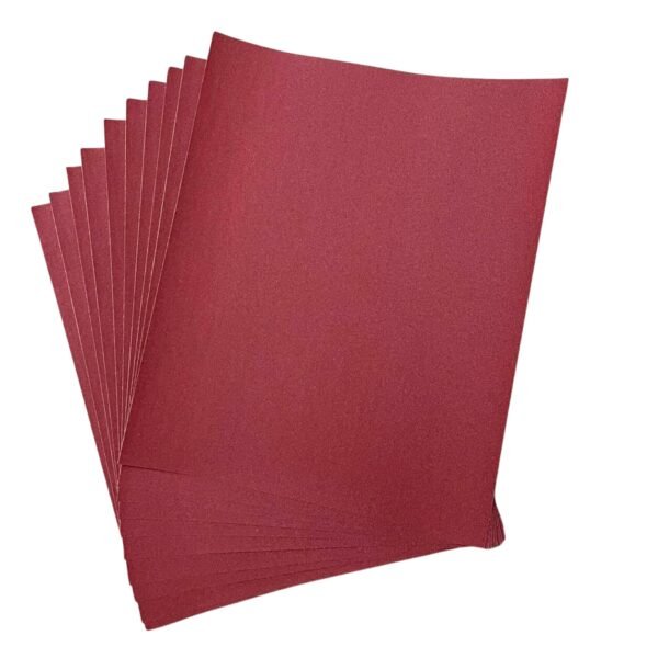 Sand Paper Red Grit-180, Pack of 10 Sheets, Dry Abrasive Paper for Wood, Wall, and Metal