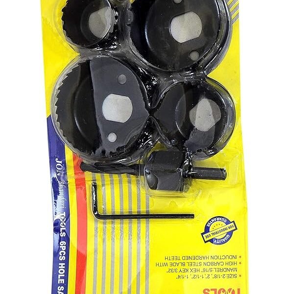 Jon Bhandari Tools 6pcs Wood Hole Saw Cutting Set (W-011)
