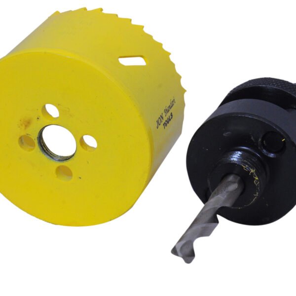 Jon Bhandari Tools High Speed Steel Bi- Metal Hole Saw 100mm, pack of 1pc for cutting holes on iron, steel and other metals